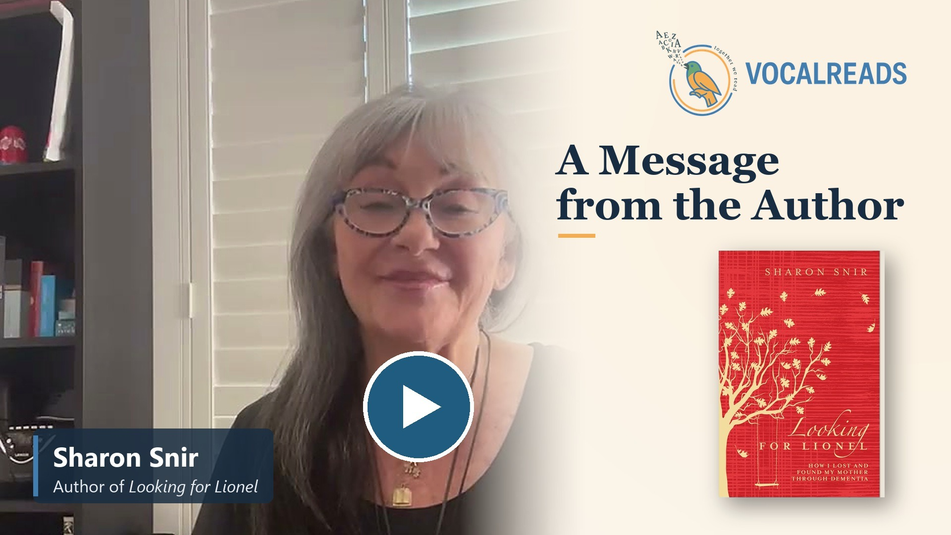 Sharon Snir, author of Looking for Lionel
